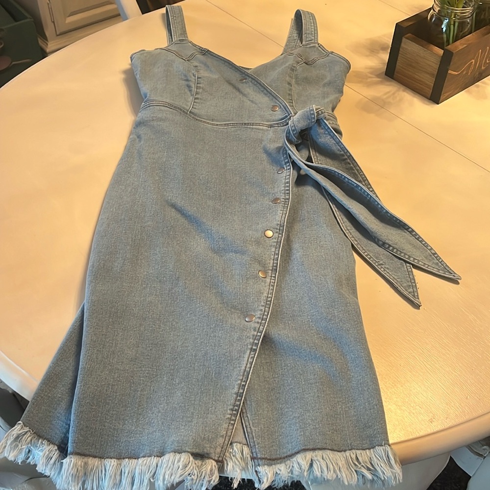 Denim Midi Dress size 6
